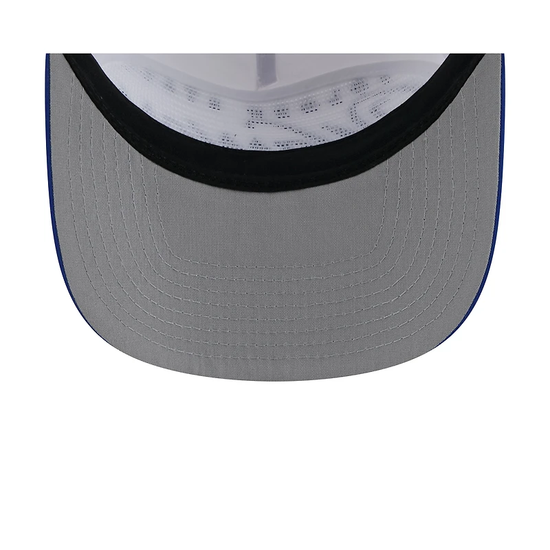 Men's New Era White/Royal Golden State Warriors 2025 NBA Draft On-Stage Nylon 19TWENTY Adjustable Hat