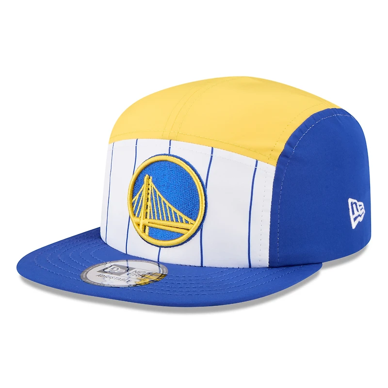 Men's New Era  White/Royal Golden State Warriors 2025 NBA Tip Off Camper Adjustable Hat