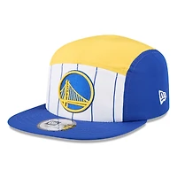 Men's New Era  White/Royal Golden State Warriors 2025 NBA Tip Off Camper Adjustable Hat