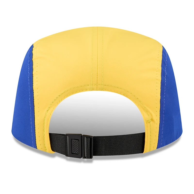 Men's New Era White/Royal Golden State Warriors 2025 NBA Tip Off Camper Adjustable Hat