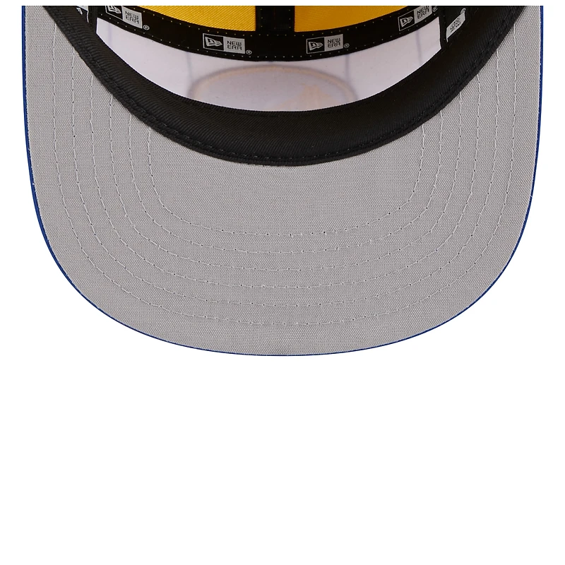 Men's New Era White/Royal Golden State Warriors 2025 NBA Tip Off Camper Adjustable Hat