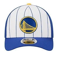 Men's New Era  White/Royal Golden State Warriors 2025 NBA Tip Off M-Crown A-Frame 9FORTY Adjustable Hat