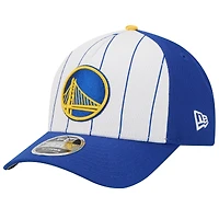 Men's New Era  White/Royal Golden State Warriors 2025 NBA Tip Off M-Crown A-Frame 9FORTY Adjustable Hat