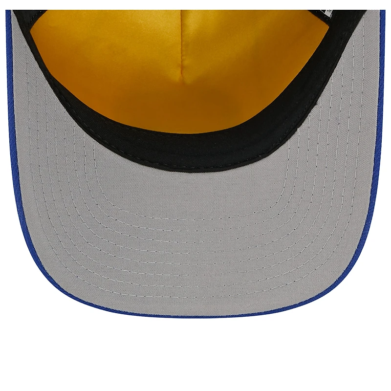 Men's New Era White/Royal Golden State Warriors 2025 NBA Tip Off M-Crown A-Frame 9FORTY Adjustable Hat