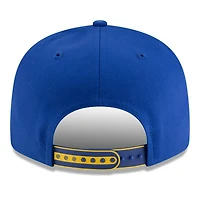 Men's New Era  White/Royal Golden State Warriors 2025 NBA Tip Off Split Panel 9FIFTY Snapback Hat