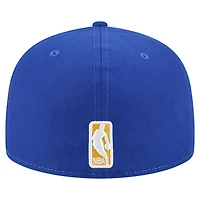 Casquette ajustée New Era Golden State Warriors Repeat 59Fifty pour homme, blanche/bleue