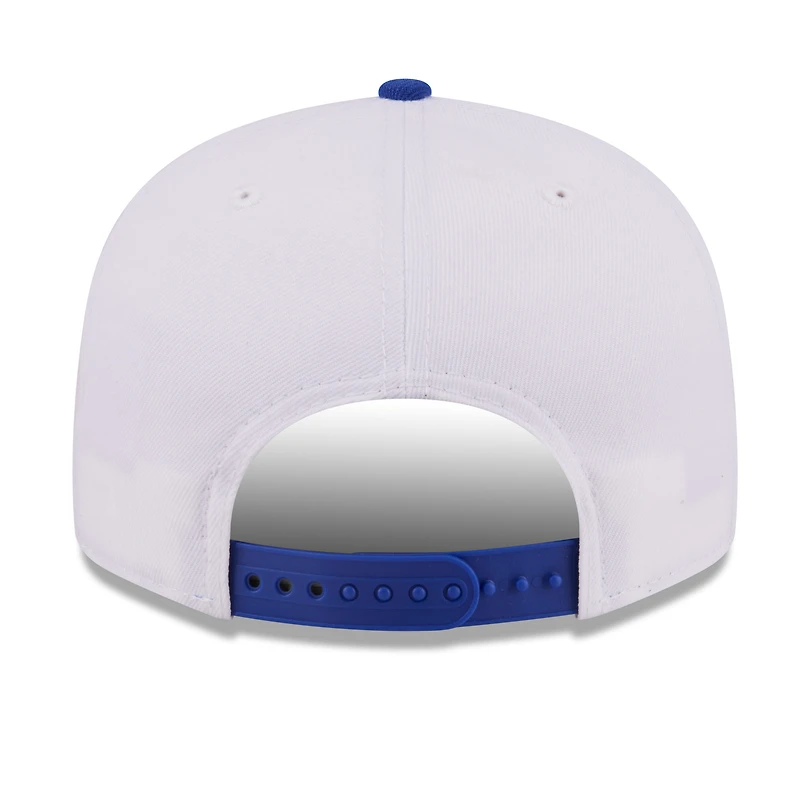 Men's New Era White/Royal Golden State Warriors Retro Swoop 9FIFTY Snapback Hat