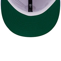 Men's New Era White/Royal Golden State Warriors Retro Swoop 9FIFTY Snapback Hat
