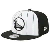 Casquette snapback blanche New Era Golden State Warriors 2025 NBA Tip Off 9FIFTY pour homme