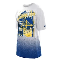 Men's New Era  White Golden State Warriors Injection Sport Classics T-Shirt