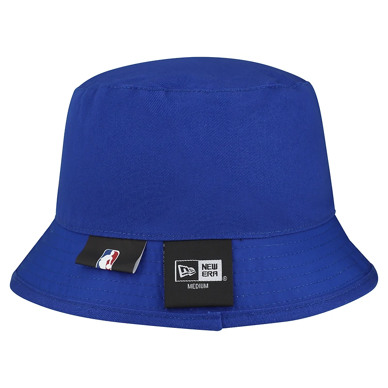 Men's New Era White Golden State Warriors Team Cheer Reversible Bucket Hat