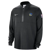 Haut à demi-zip Nike noir Golden State Warriors 2024/25 Courtside Performance pour homme