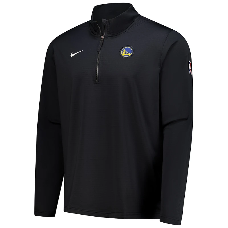 Men's Nike Black Golden State Warriors 2024/25 Courtside Performance Half-Zip Top