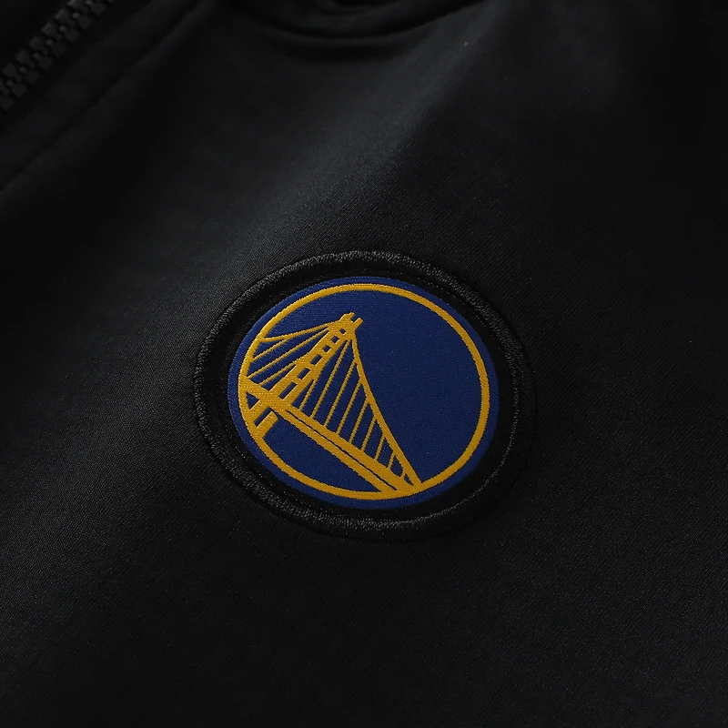 Haut à demi-zip Nike noir Golden State Warriors 2024/25 Courtside Performance pour homme