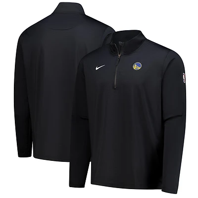 Men's Nike Black Golden State Warriors 2024/25 Courtside Performance Half-Zip Top
