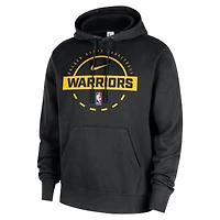 Men's Nike Black Golden State Warriors 2025/26 Authentic Practice Club Pullover Hoodie