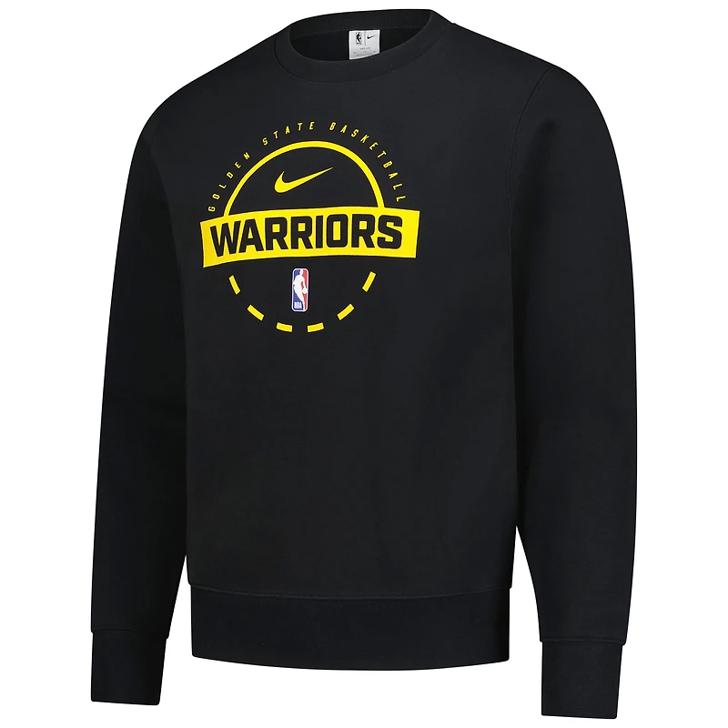 Sweat-shirt d'entraînement Nike noir pour homme Golden State Warriors 2025/26 Authentic