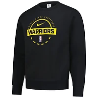 Sweat-shirt d'entraînement Nike noir pour homme Golden State Warriors 2025/26 Authentic