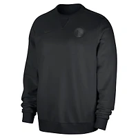 Sweat-shirt Nike noir authentique Golden State Warriors Standard Issue Travel Dri-FIT pour homme