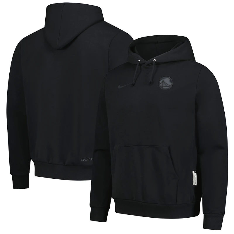 Men's Nike  Black Golden State Warriors Authentic Travel Standard Issue Dri-Fit Hoodie