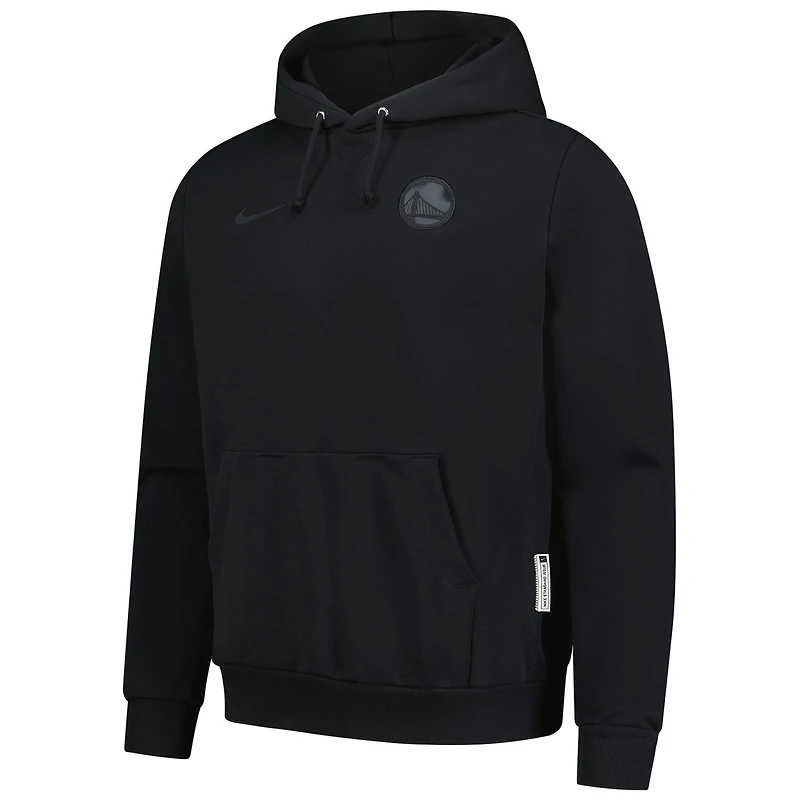 Men's Nike  Black Golden State Warriors Authentic Travel Standard Issue Dri-Fit Hoodie
