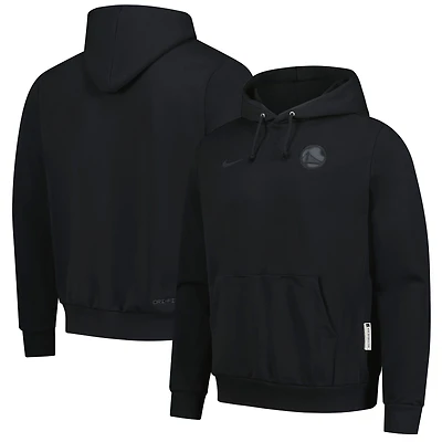 Men's Nike  Black Golden State Warriors Authentic Travel Standard Issue Dri-Fit Hoodie