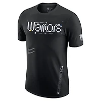 T-shirt Nike Golden State Warriors Courtside Air Traffic Control Max90 pour homme - Noir