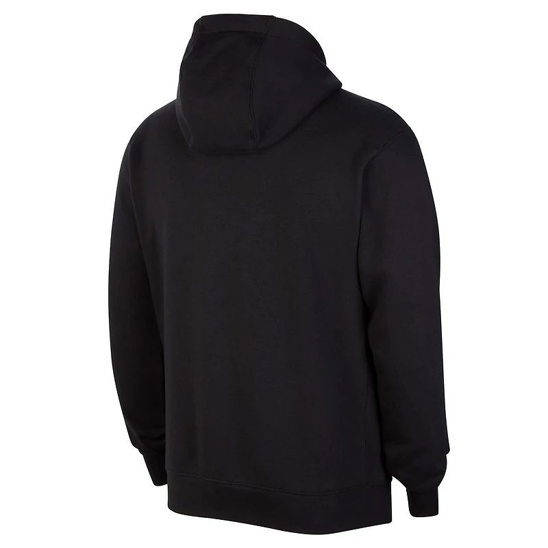 Men's Nike Black Golden State Warriors Courtside Club Pullover Hoodie