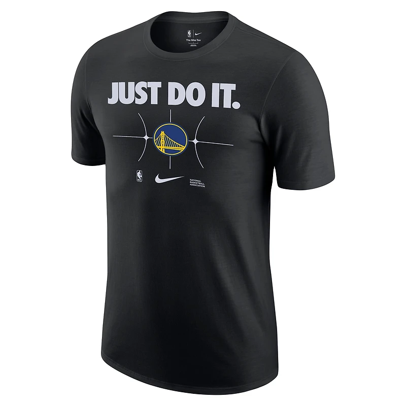 Men's Nike Black Golden State Warriors Just Do It T-Shirt