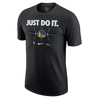 Men's Nike Black Golden State Warriors Just Do It T-Shirt