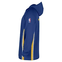 Veste à capuche Nike Golden State Warriors Authentic On Court Zone Quarter-Zip Dri-FIT pour homme, bleu