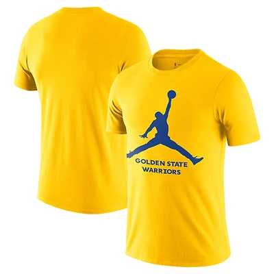 T-shirt Jumpman essentiel Nike doré Golden State Warriors pour homme