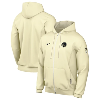Men's Nike Gray Golden State Warriors Authentic Standard Issue Full-Zip Hoodie Jacket