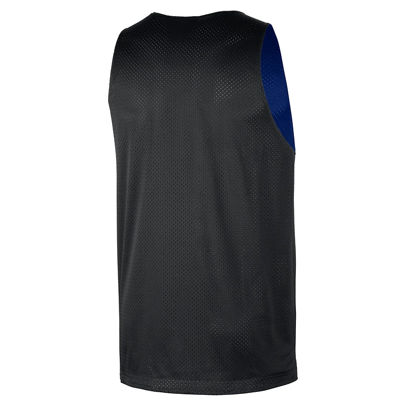 Maillot d'entraînement réversible en maille Nike Royal/Black Golden State Warriors pour homme