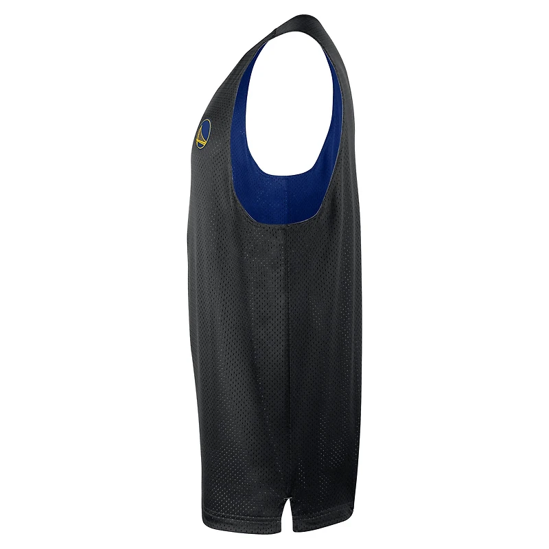 Maillot d'entraînement réversible en maille Nike Royal/Black Golden State Warriors pour homme