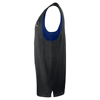 Maillot d'entraînement réversible en maille Nike Royal/Black Golden State Warriors pour homme