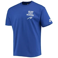 T-shirt Nike Royal Golden State Warriors 2021/22 édition classique Origins Courtside pour homme