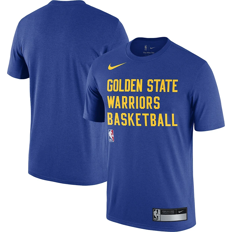 T-shirt d'entraînement de performance Nike Royal Golden State Warriors 2023/24 Sideline Legend pour Homme