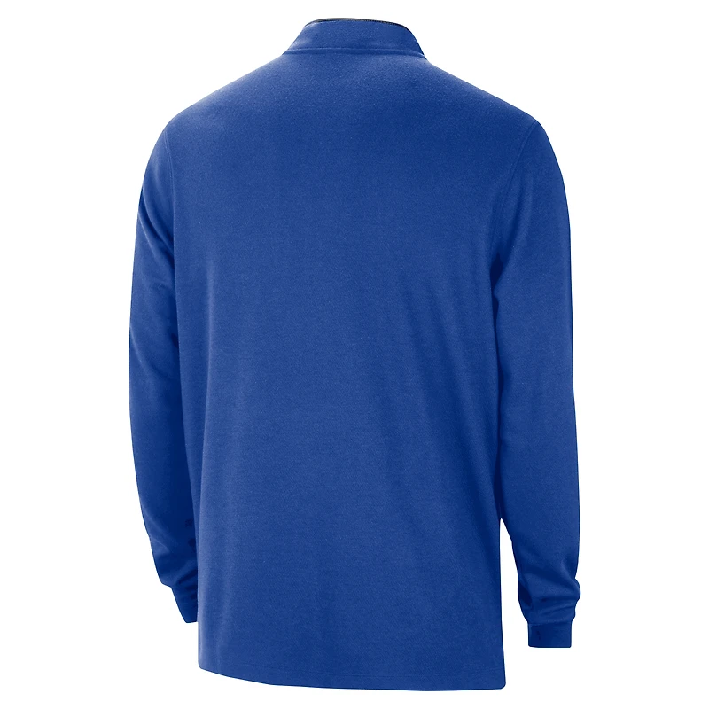 Men's Nike Royal Golden State Warriors 2024/25 Courtside Performance Half-Zip Top