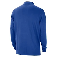 Men's Nike Royal Golden State Warriors 2024/25 Courtside Performance Half-Zip Top