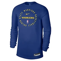 Men's Nike Royal Golden State Warriors 2024/25 Legend On-Court Practice Long Sleeve T-Shirt