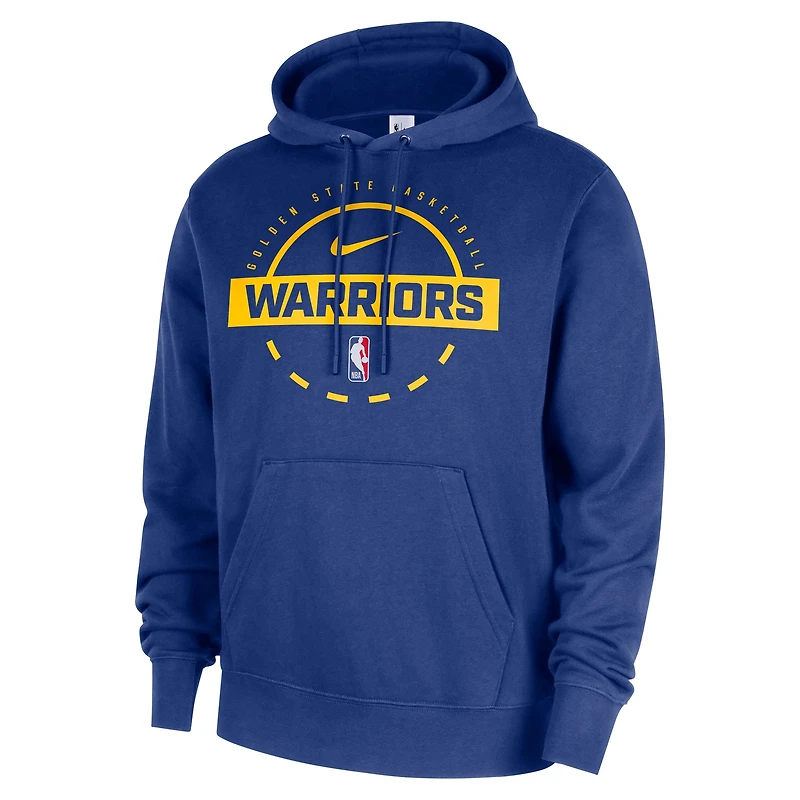 Sweat à capuche Nike Royal Golden State Warriors Authentic Practice Club 2025/26 pour homme