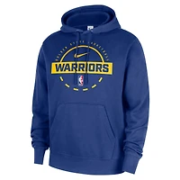 Sweat à capuche Nike Royal Golden State Warriors Authentic Practice Club 2025/26 pour homme
