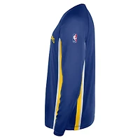 Men's Nike Royal Golden State Warriors 2025/26 Authentic Pre-Game Legend Dri-FIT Long Sleeve Shooting Shirt