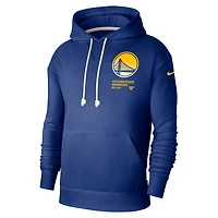 Sweat à capuche Nike Royal Golden State Warriors Courtside Standard Issue Performance pour homme
