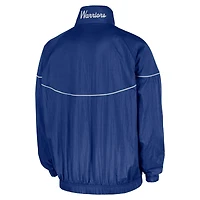 Men's Nike  Royal Golden State Warriors Courtside Windrunner Woven Half-Zip Jacket