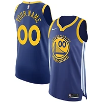 Nike Royal Golden State Warriors pour homme - Maillot authentique personnalisé Édition Icon