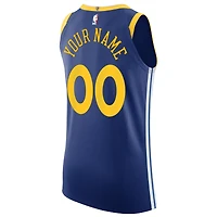 Nike Royal Golden State Warriors pour homme - Maillot authentique personnalisé Édition Icon