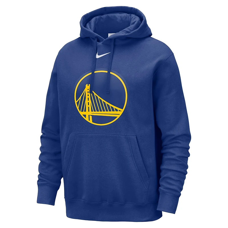 Sweat à capuche Nike Royal Golden State Warriors Essential Logo Club pour homme