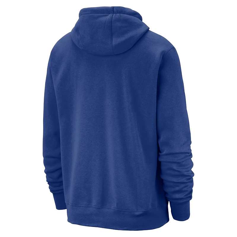 Sweat à capuche Nike Royal Golden State Warriors Essential Logo Club pour homme